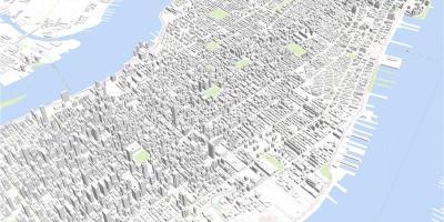 Manhattan 3d kaart