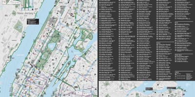 Manhattan fietskaart